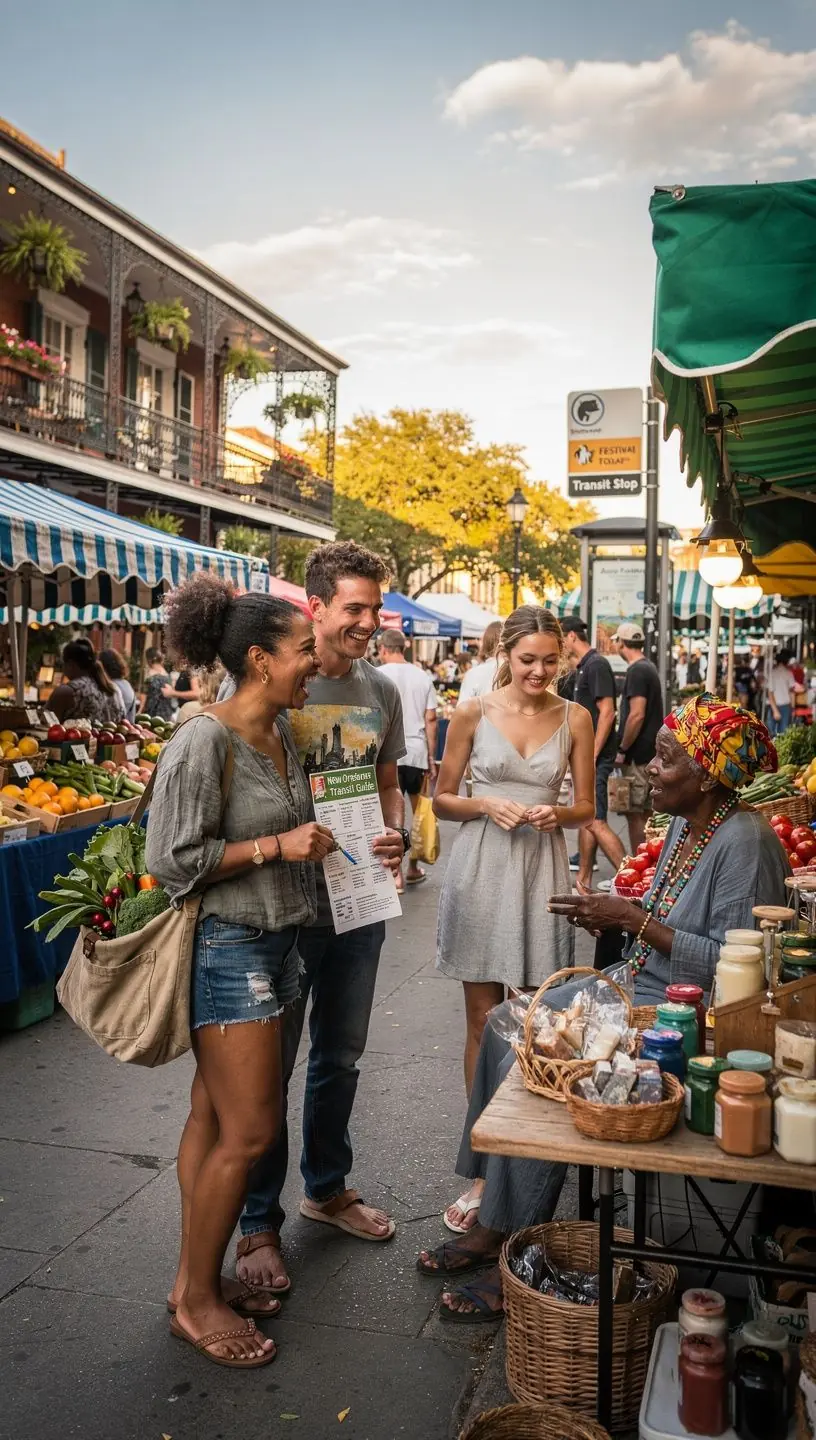 Osoba korzystająca z aplikacji mobilnej do planowania podróży komunikacją publiczną.