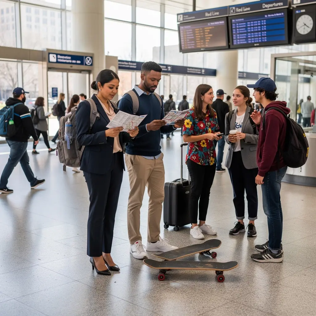 Przewodnik po aplikacjach mobilnych ułatwiających korzystanie z transportu publicznego.