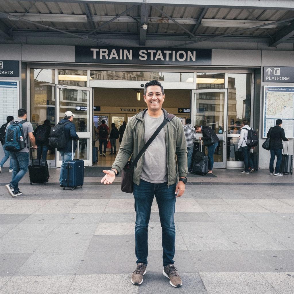 Schemat mapy komunikacji miejskiej w dużym mieście amerykańskim.